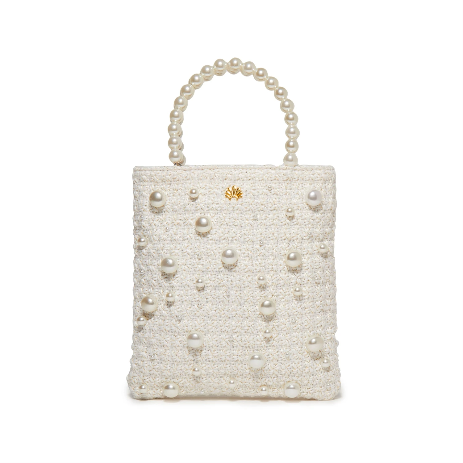 IVORY PALOMA PEARL TWEED CROSSBODY 1 IVORY PALOMA PEARL TWEED CROSSBODY