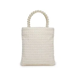 IVORY PALOMA PEARL TWEED CROSSBODY 16 IVORY PALOMA PEARL TWEED CROSSBODY -Lele Sadoughi Shop lele sadoughi bags one size ivory paloma pearl tweed crossbody 35416595333282