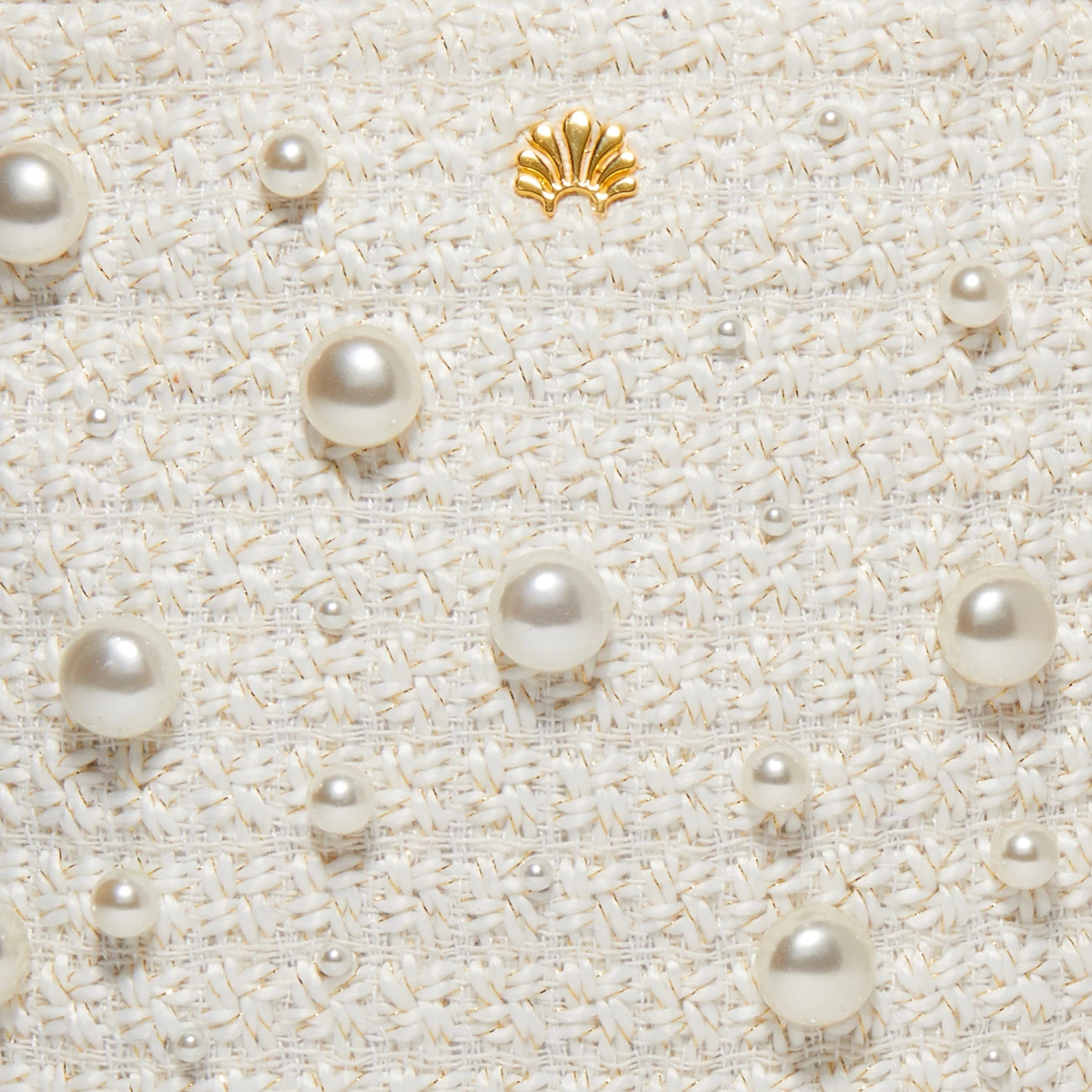 IVORY PALOMA PEARL TWEED CROSSBODY 5 IVORY PALOMA PEARL TWEED CROSSBODY - Image 5