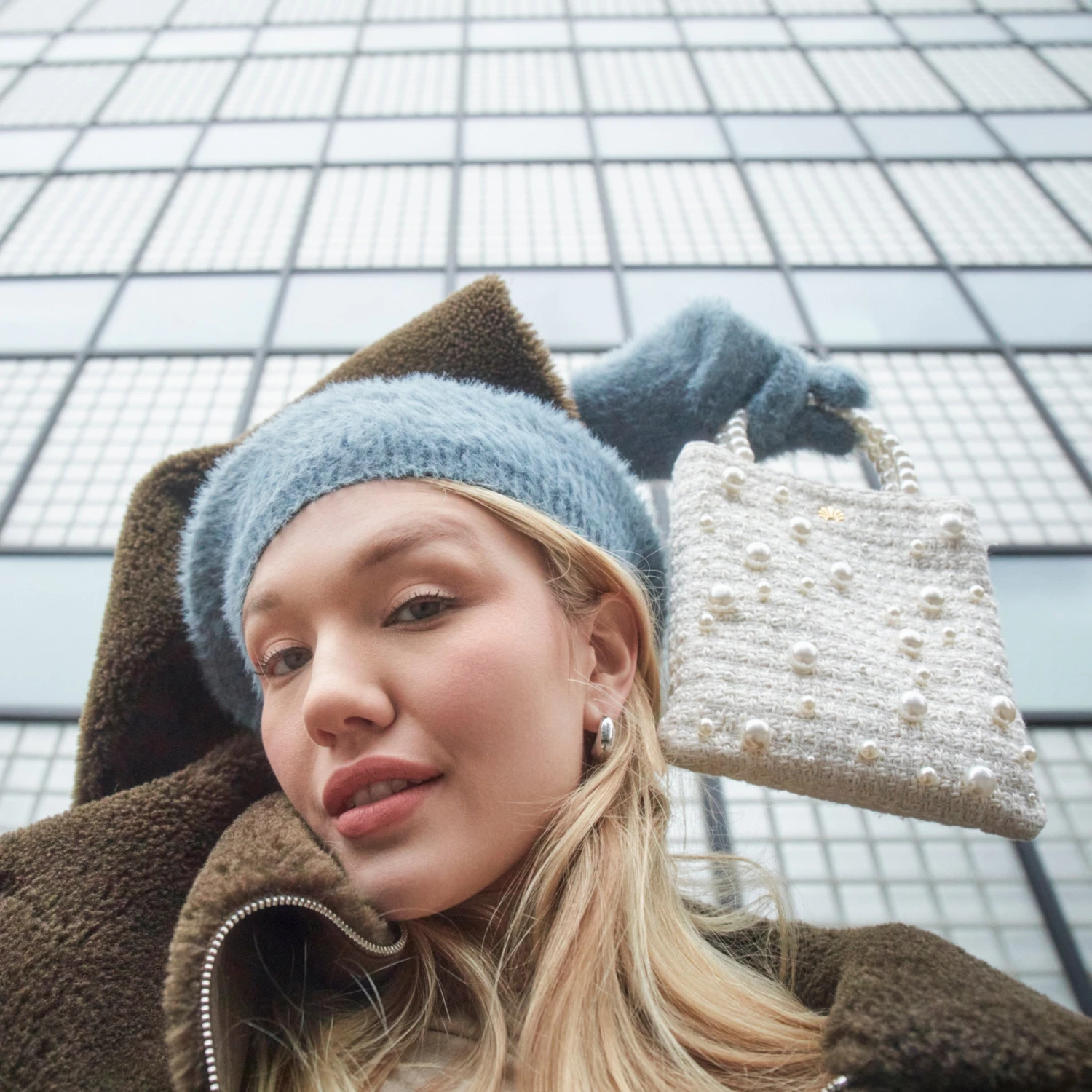 IVORY PALOMA PEARL TWEED CROSSBODY 4 IVORY PALOMA PEARL TWEED CROSSBODY - Image 4