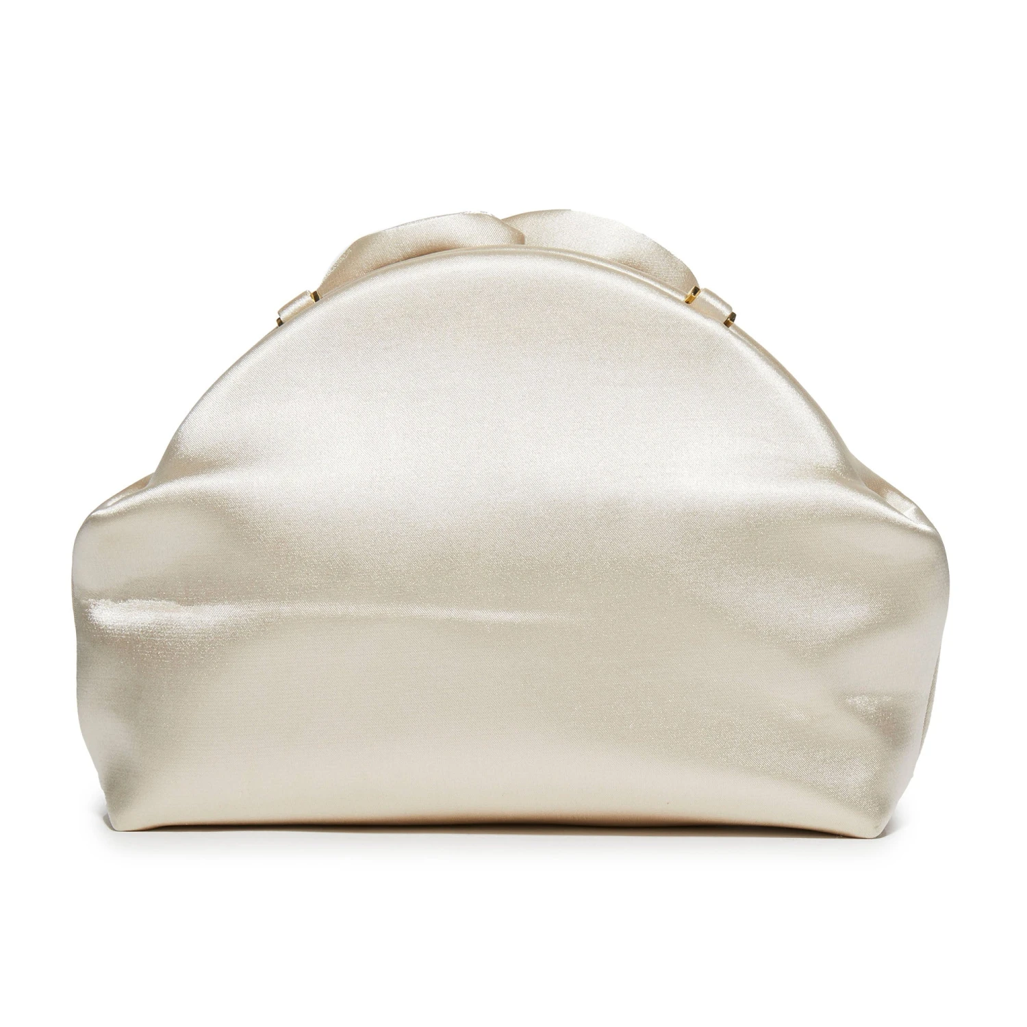 IVORY ROSIE SATIN CLUTCH 3 IVORY ROSIE SATIN CLUTCH - Image 3