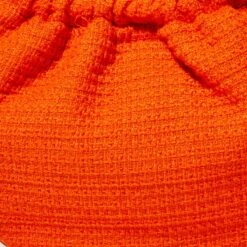 PERSIMMON CARLOTTA DRAWSTRING MINI SATCHEL -Lele Sadoughi Shop lele sadoughi bags one size persimmon carlotta drawstring mini satchel 36724009599138