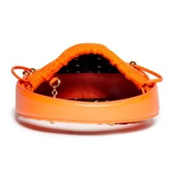 PERSIMMON CARLOTTA DRAWSTRING MINI SATCHEL -Lele Sadoughi Shop lele sadoughi bags one size persimmon carlotta drawstring mini satchel 36724010221730