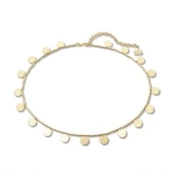 GOLD MEDALLION CHARM CHAIN BELT