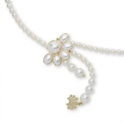 ELOISE PEARL BELT -Lele Sadoughi Shop lele sadoughi belts one size pearl eloise belt 36639213519010