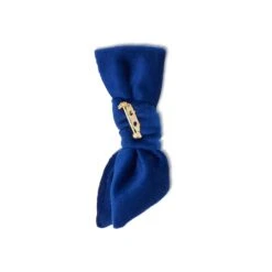 BLUE EMBELLISHED AWARENESS RIBBON -Lele Sadoughi Shop lele sadoughi brooches one size dark blue embellished awareness ribbon 35862968991906