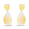 APRICOT OMBRE JUMBO WILMA DROP EARRINGS