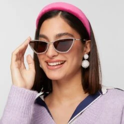 CRYSTAL PAVE DROP EARRINGS -Lele Sadoughi Shop lele sadoughi earrings one size crystal pave drop earrings 35673854836898