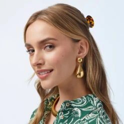 Lele Sadoughi Shop -Lele Sadoughi Shop lele sadoughi earrings one size gold small dome teardrop earrings 36062283759778