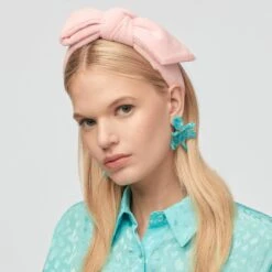 OCEAN COVE SMALL PAPER LILY EARRINGS -Lele Sadoughi Shop lele sadoughi earrings one size ocean cove small paper lily earrings 35256730189986