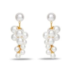 PEARL GRAPE EARRINGS