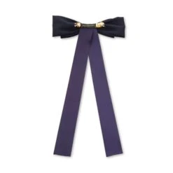 NAVY JANE BOW BARRETTE -Lele Sadoughi Shop lele sadoughi hair navy jane bow barrette 37130951131298