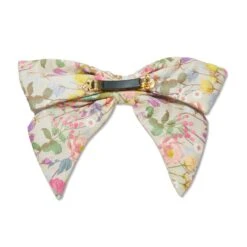DUSK FAIRYTALE FOREST PRINTED BOW BARRETTE -Lele Sadoughi Shop lele sadoughi hair one size dusk fairytale forest printed bow barrette 36651423891618