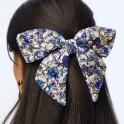 RACHEL FLORAL GLITTERING CRYSTAL BOW BARRETTE 8 RACHEL FLORAL GLITTERING CRYSTAL BOW BARRETTE -Lele Sadoughi Shop lele sadoughi hair one size rachel floral glittering crystal bow barrette 36786916786338