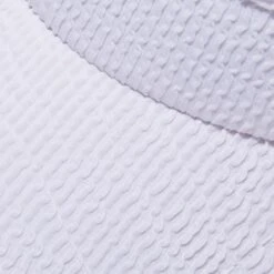 CHALK SWIMMER BOW TIE VISOR -Lele Sadoughi Shop lele sadoughi hats one size chalk swimmer bow tie visor 36729852887202