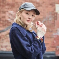 JET FAUX LEATHER BASEBALL CAP -Lele Sadoughi Shop lele sadoughi hats one size jet faux leather baseball cap 35838630756514