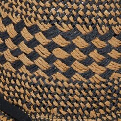 NEUTRAL NIGHT BRIELLE CHECKERED STRAW HAT -Lele Sadoughi Shop lele sadoughi hats one size neutral night brielle checkered straw hat 34844518351010