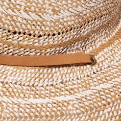 PECAN STRAW WOVEN HAT -Lele Sadoughi Shop lele sadoughi hats one size pecan straw woven hat 36626185158818