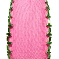 FLAMINGO CRYSTAL TRIM KNOTTED HEADBAND -Lele Sadoughi Shop lele sadoughi headbands one size flamingo crystal trim knotted headband 36531460964514