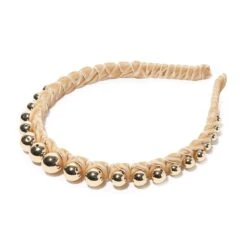 GOLD GRADUATED BEAD HEADBAND