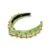 PARAKEET EMBELLISHED BROCADE KIDS KNOTTED HEADBAND