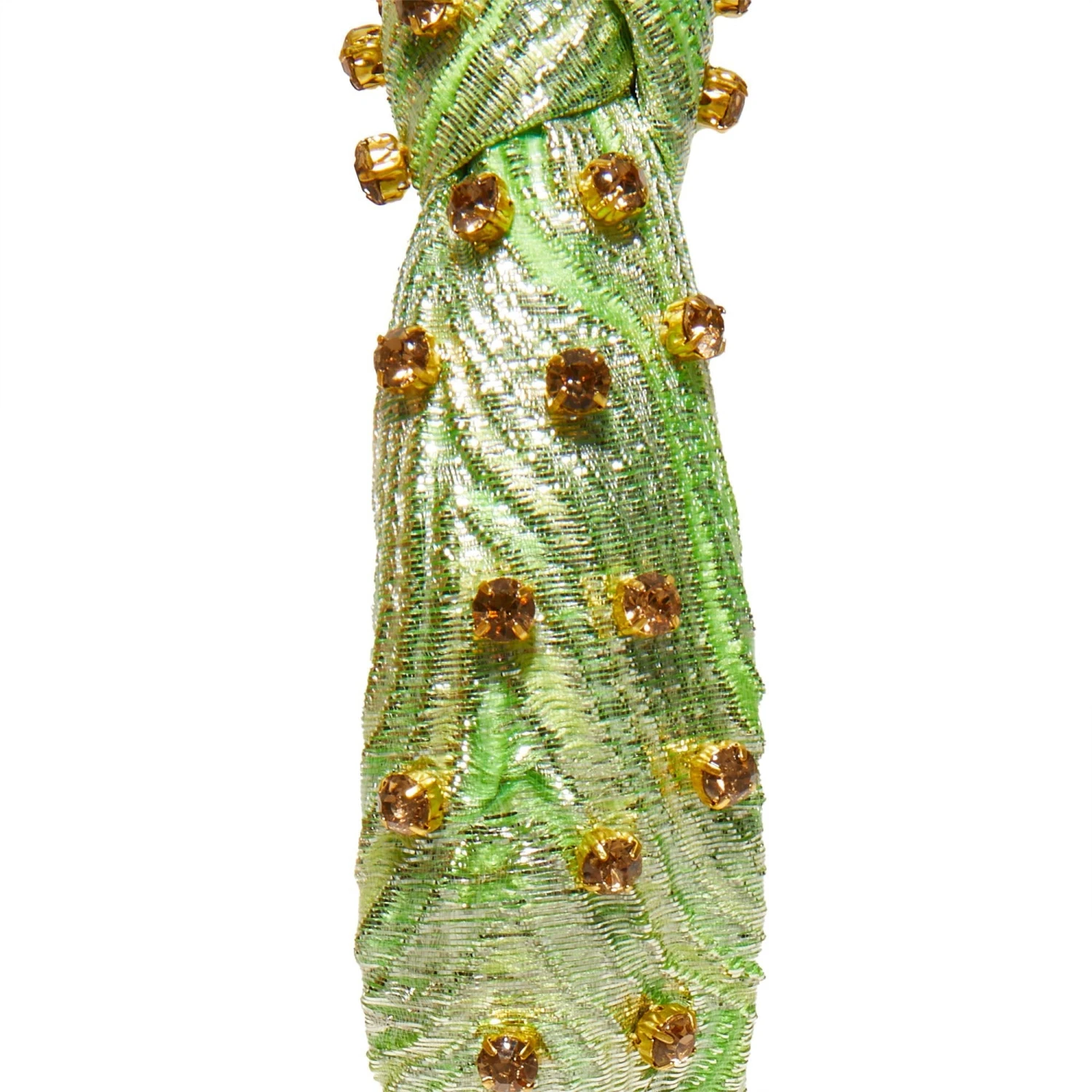 PARAKEET EMBELLISHED BROCADE KIDS KNOTTED HEADBAND 2 PARAKEET EMBELLISHED BROCADE KIDS KNOTTED HEADBAND - Image 2