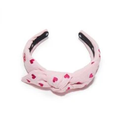 PETAL PINK EMBROIDERED VALENTINES KIDS HEADBAND 5 PETAL PINK EMBROIDERED VALENTINES KIDS HEADBAND -Lele Sadoughi Shop lele sadoughi headbands one size petal pink embroidered valentines kids headband 36473767035042