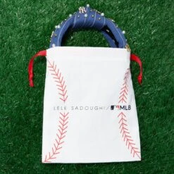 RED PHILLIES EMBELLISHED KNOTTED HEADBAND -Lele Sadoughi Shop lele sadoughi headbands one size red phl phillies embellished knotted headband 36758716973218