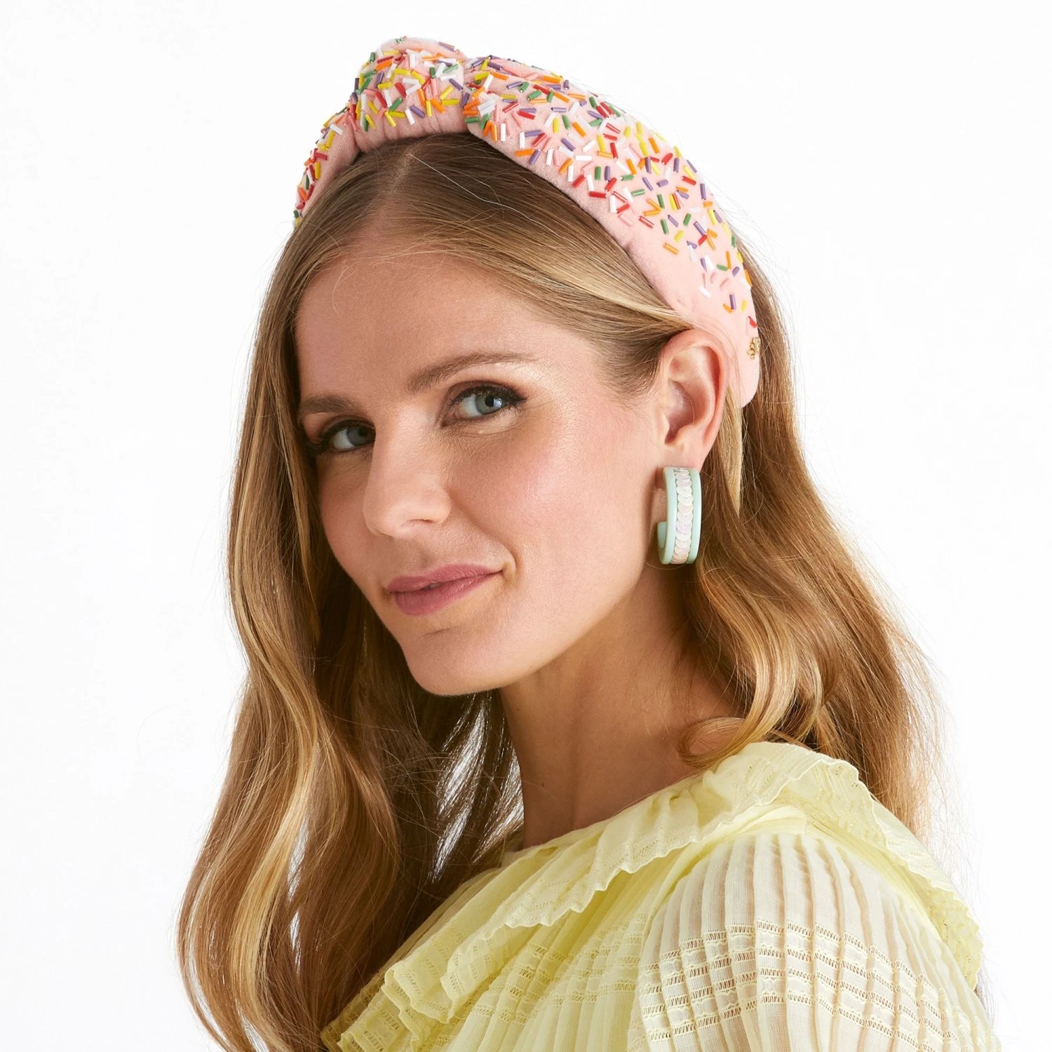 STRAWBERRY BIRTHDAY CAKE KNOTTED HEADBAND 2 STRAWBERRY BIRTHDAY CAKE KNOTTED HEADBAND - Image 2