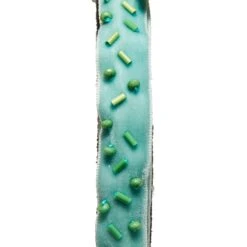 TURQUOISE EMBELLISHED BARDOT SLIM RIBBON HEADBAND -Lele Sadoughi Shop lele sadoughi headbands one size turquoise embellished bardot slim ribbon headband 36531521618082