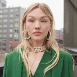 PEARL DIANA TRIPLE ROW CHOKER NECKLACE 8 PEARL DIANA TRIPLE ROW CHOKER NECKLACE -Lele Sadoughi Shop lele sadoughi necklaces one size pearl diana triple row choker necklace 35701413347490