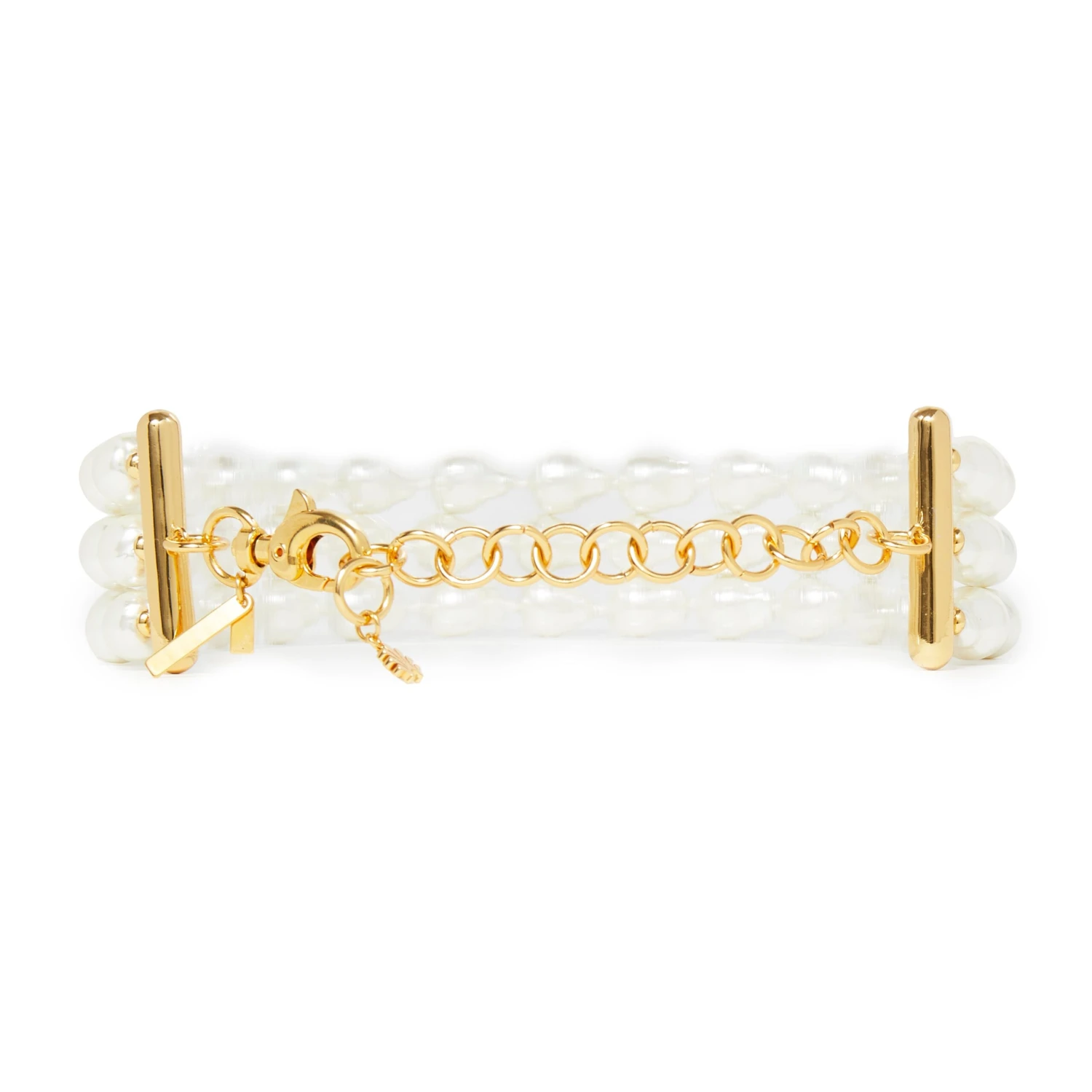 PEARL DIANA TRIPLE ROW CHOKER NECKLACE 3 PEARL DIANA TRIPLE ROW CHOKER NECKLACE - Image 3