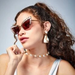 PEARL STATION NECKLACE -Lele Sadoughi Shop lele sadoughi necklaces one size pearl station necklace 36631101767842