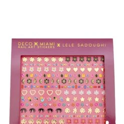 LELE X DECO BEAUTY CLASSIC JEWELED NAIL ART STICKERS -Lele Sadoughi Shop lele sadoughi one size classic jeweled lele x deco classic jeweled miami nail art stickers 34435171188898