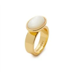PEARL DOME SIGNET RING