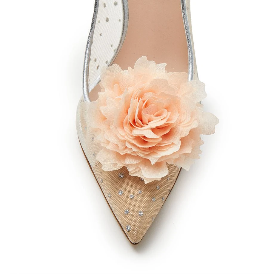 LELE X SJP BLUSH PEONY SHOE CLIPS 4 LELE X SJP BLUSH PEONY SHOE CLIPS - Image 4