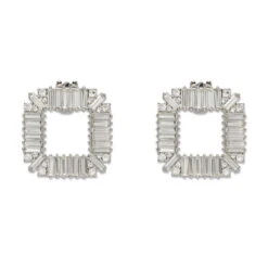 LELE X SJP CRYSTAL BAGUETTE BUCKLE SHOE CLIPS