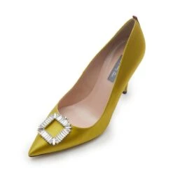 LELE X SJP CRYSTAL BAGUETTE BUCKLE SHOE CLIPS -Lele Sadoughi Shop lele sadoughi shoe clips one size lele x sjp crystal baguette buckle shoe clips 36148656799906