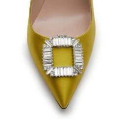 LELE X SJP CRYSTAL BAGUETTE BUCKLE SHOE CLIPS -Lele Sadoughi Shop lele sadoughi shoe clips one size lele x sjp crystal baguette buckle shoe clips 36148659191970