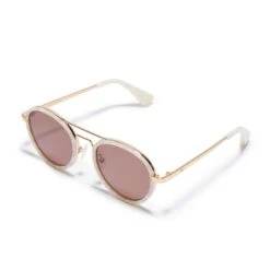 MOTHER OF PEARL DOWNTOWN AVIATOR SUNGLASSES -Lele Sadoughi Shop lele sadoughi sunglasses mother of pearl downtown aviator sunglasses 35655407665314