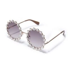 CRYSTAL ELTON SUNGLASSES -Lele Sadoughi Shop lele sadoughi sunglasses one size crystal crystal elton sunglasses 34224952770722