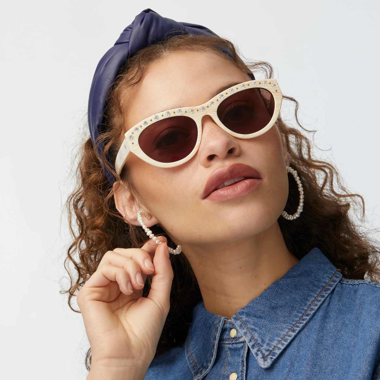 IVORY WALNUT MEMPHIS WAYFARER SUNGLASSES 4 IVORY WALNUT MEMPHIS WAYFARER SUNGLASSES - Image 4