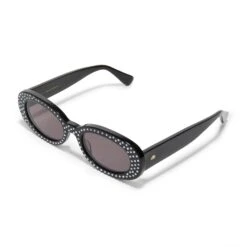 JET OCEANSIDE PEARL OVAL SUNGLASSES -Lele Sadoughi Shop lele sadoughi sunglasses one size jet oceanside pearl oval sunglasses 36724042891426