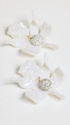 Lele Sadoughi Crystal Lily Earrings -Lele Sadoughi Shop leles3000211069 1682345757559 2 0. UX357 QL90