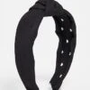 Lele Sadoughi Classic Black Headband