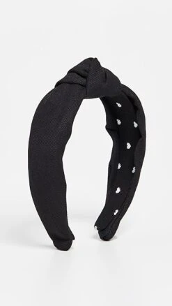 Lele Sadoughi Classic Black Headband