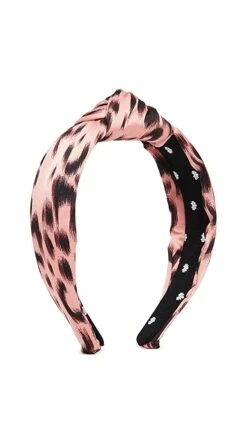 Lele Sadoughi Silk Leopard Knotted Headband -Lele Sadoughi Shop leles3013317513 q6 2 0. UX357 QL90