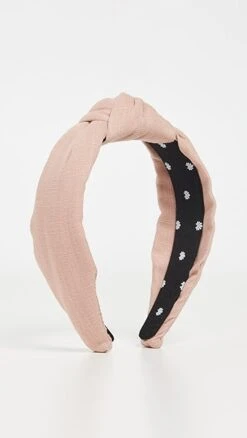 Lele Sadoughi Linen Knotted Headband