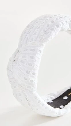 Lele Sadoughi Eyelet Knotted Headband -Lele Sadoughi Shop leles306221d986 1654291921140 2 0. UX357 QL90