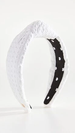 Lele Sadoughi Eyelet Knotted Headband